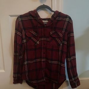 Garage Hooded Flannel ❤️🖤